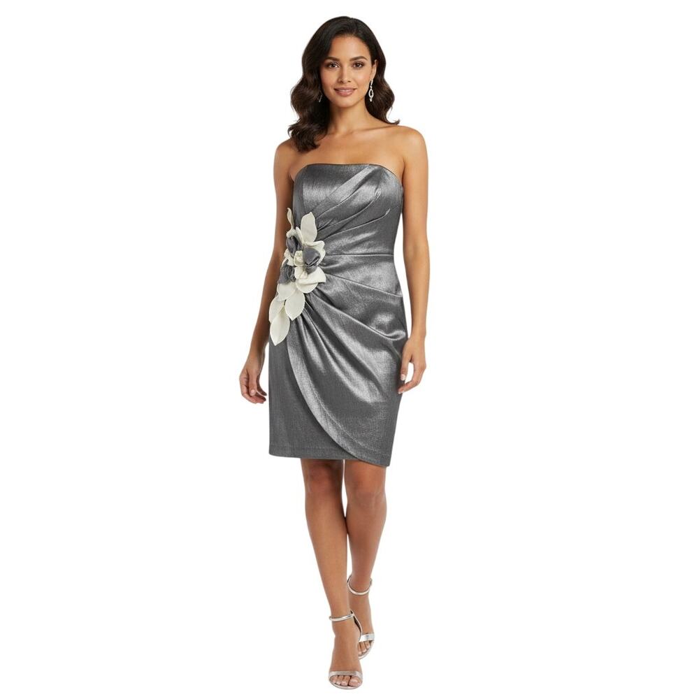 Jessica McClintock Vintage Y2K Strapless Mini Dress Size 12